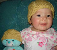 #57 Cable Baby Beanie