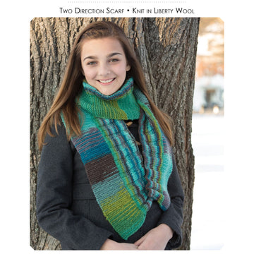 Classic Elite Yarns Two Direction Scarf Knitting Pattern