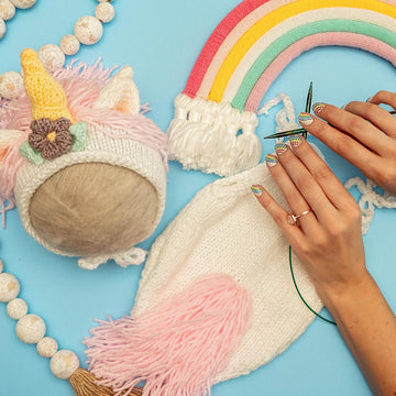 Unicorn Baby Knit Outfit Pattern