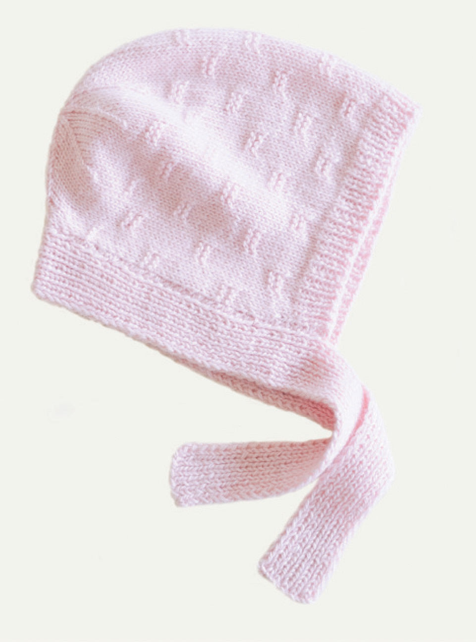 Baby Bonnet Hat Knitting Pattern