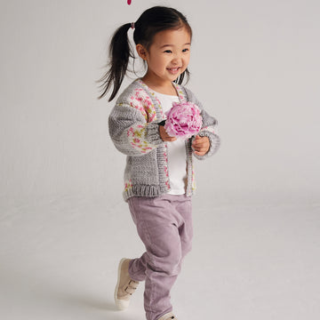 Hayfield Daisy Chain Cardigan Knitting Pattern