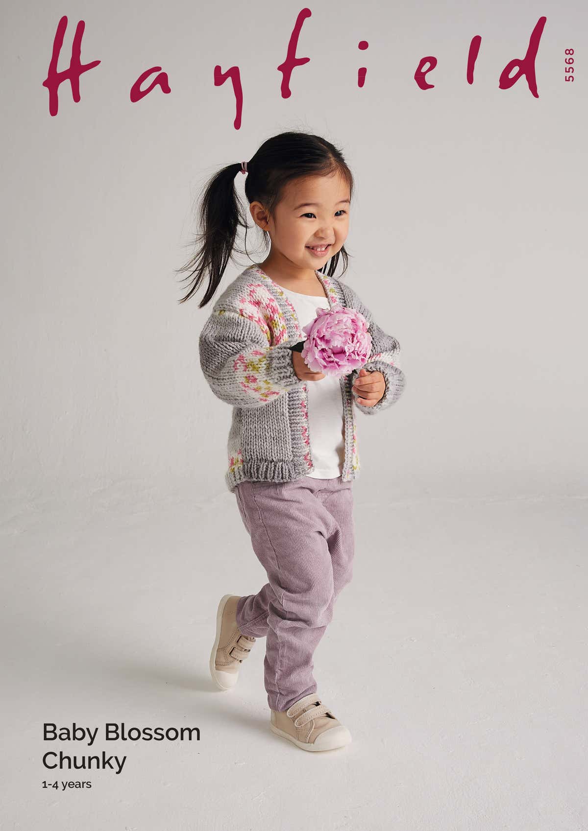 Hayfield Daisy Chain Cardigan Knitting Pattern