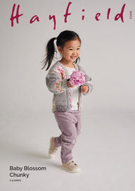 Hayfield Daisy Chain Cardigan Knitting Pattern