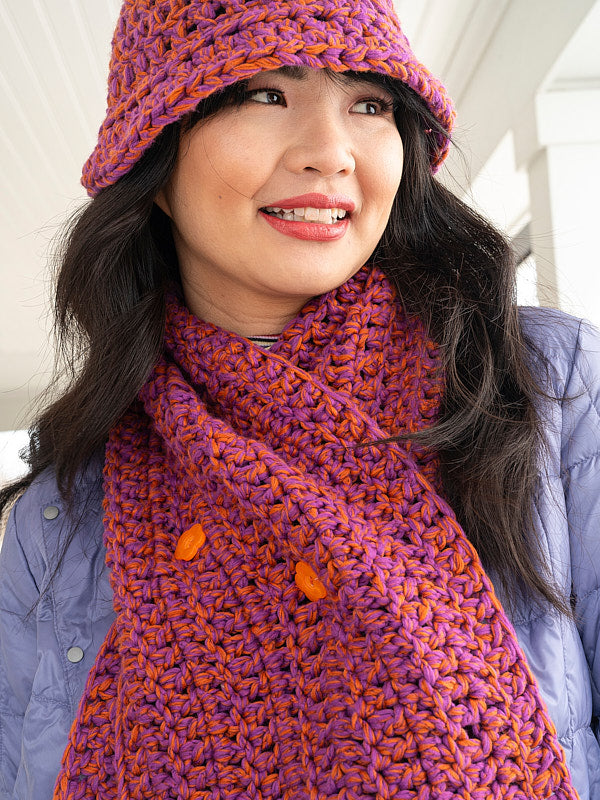 Gromit Bucket Hat and Cowl Crochet Pattern