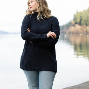Churchmouse Studio Everyday Pullover in Rowan Alpaca Classic/Softyak DK