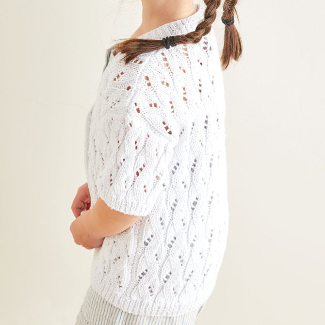 Sirdar Wave Lace Cardigans Knitting Pattern