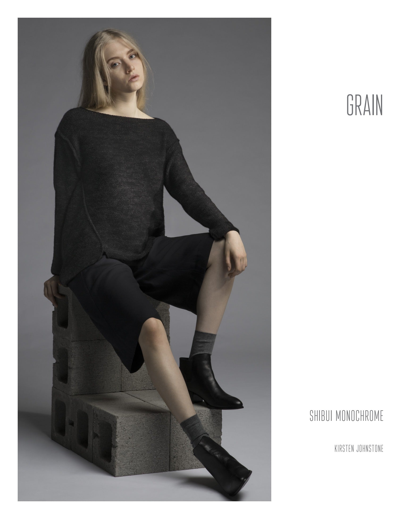 Shibui Knits Grain Jumper Knitting Pattern
