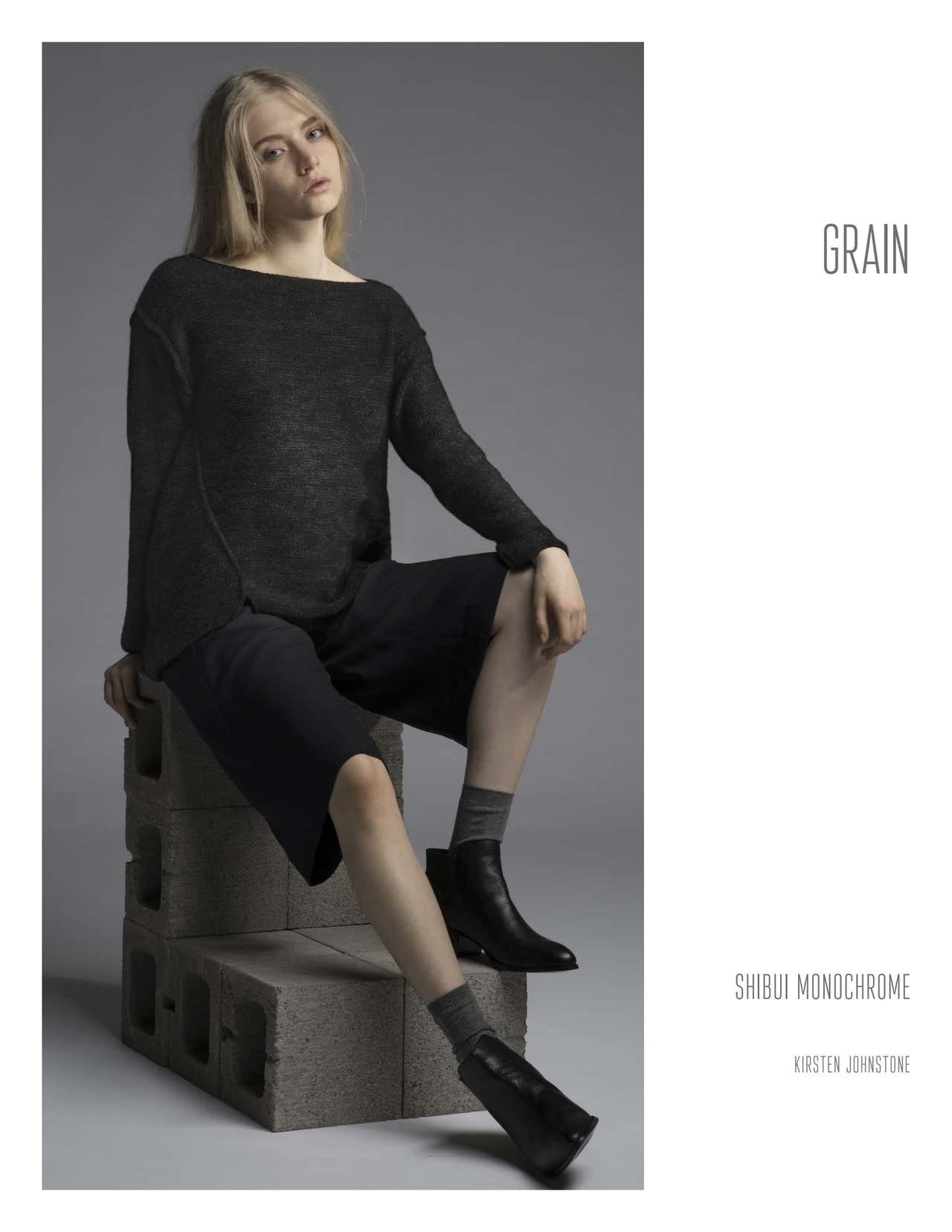 Shibui Knits Grain Jumper Knitting Pattern