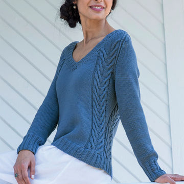 Berroco Leisl Pullover Jumper Knitting Pattern