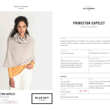 Blue Sky Fibers Princeton Capelet Knitting Pattern