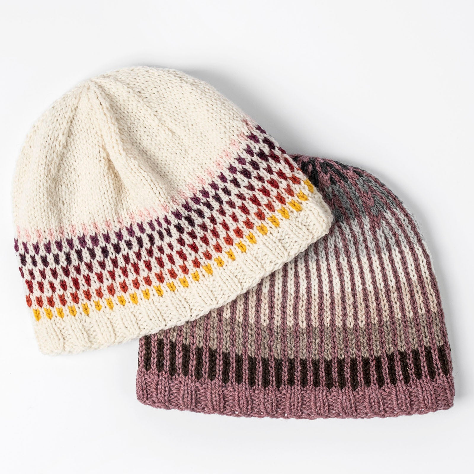 Blue Sky Fibers Corning Gradient Trio Cap Knitting Pattern