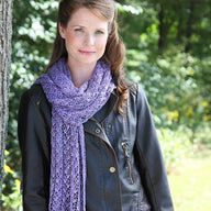 Valley Yarns Crocus Lace Stole Crochet Pattern