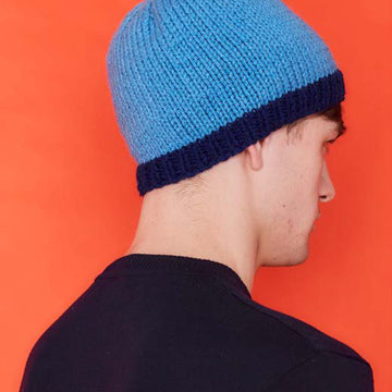 Paintbox Yarns Skyline Beanie Knitting Pattern