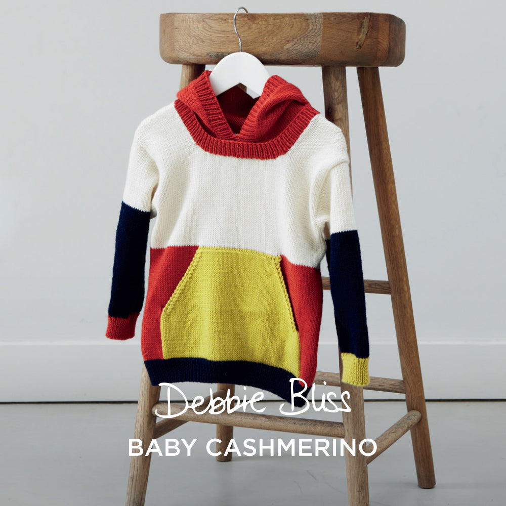 Debbie Bliss Colour Block Hoodie PDF