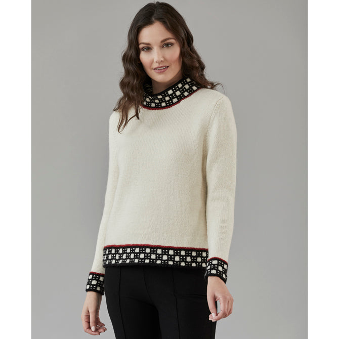 Stacy Charles Fine Yarns Adelia Pullover Knitting Pattern