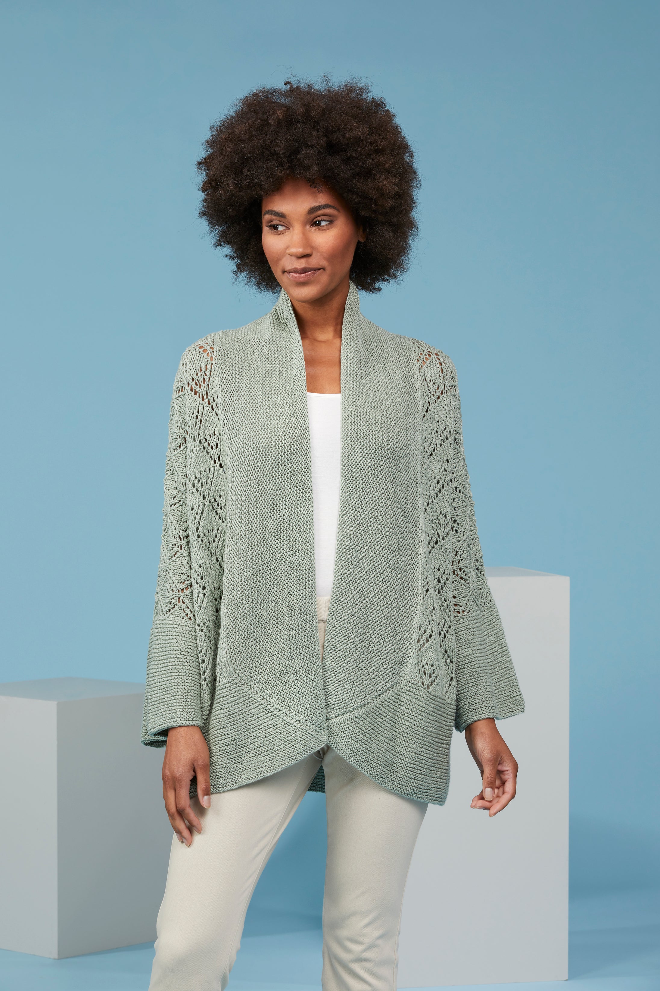 Tahki Yarns Woodlands Cardigan Knitting Pattern