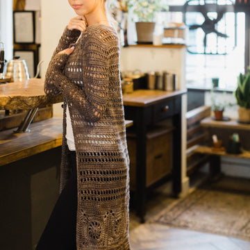 SweetGeorgia Medallion Cardigan Crochet Pattern