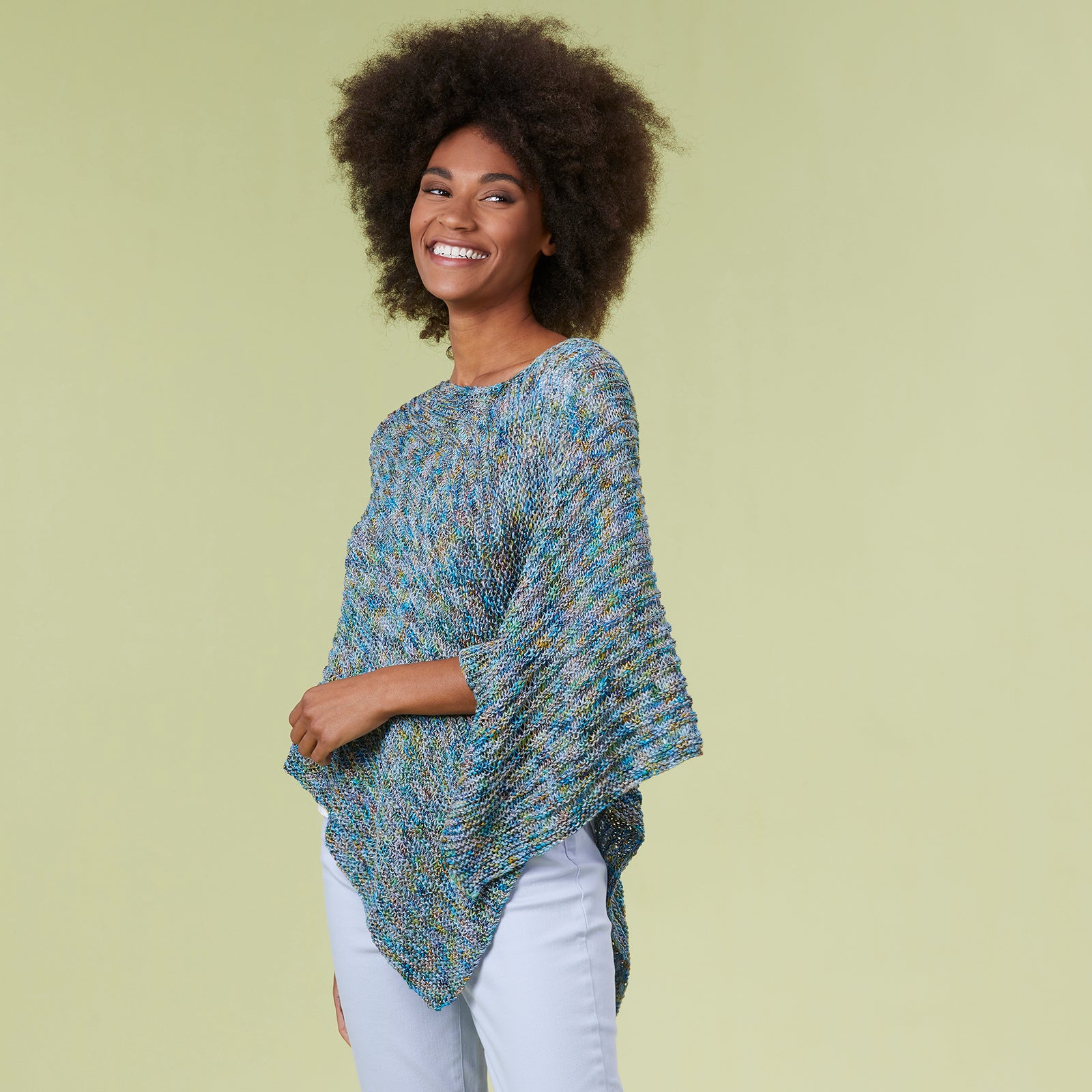Tahki Yarns Ventura Poncho Knitting Pattern