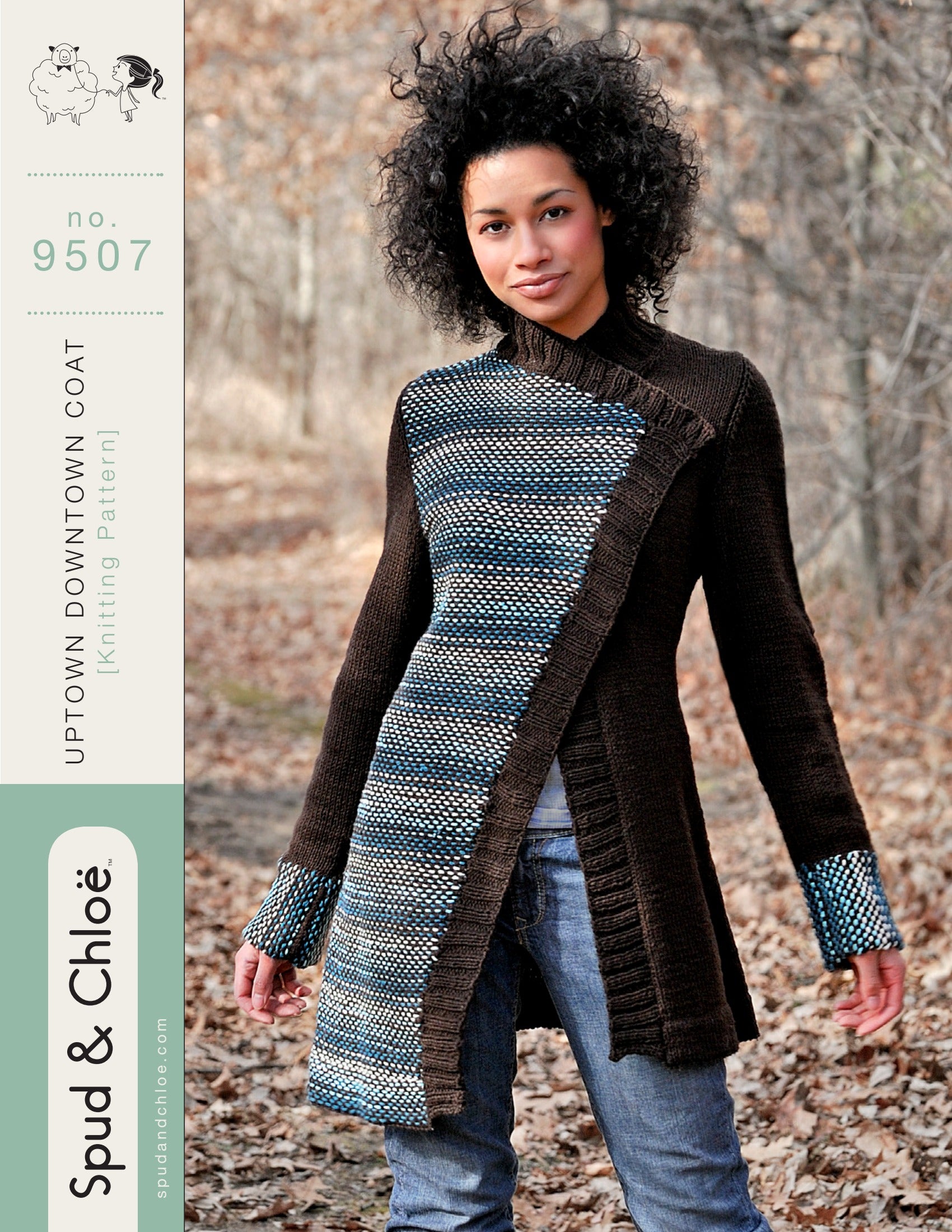 Uptown Downtown Coat Cardigan Knitting Pattern