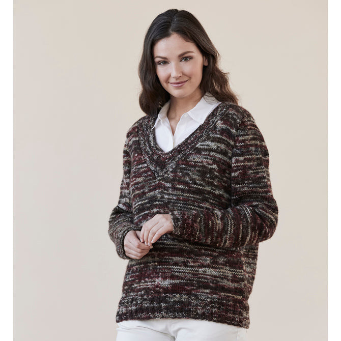 Tahki Yarns Crestone Pullover Knitting Pattern