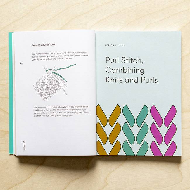 Modern Daily Knitting Skill Set: Beginning Knitting Pattern