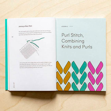 Modern Daily Knitting Skill Set: Beginning Knitting Pattern