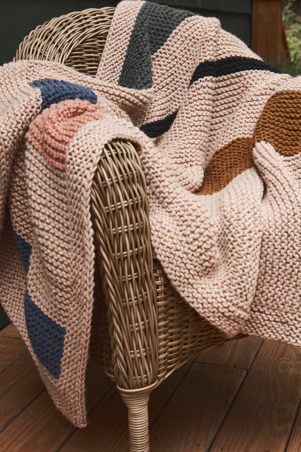 Rockwell Blanket Knitting Pattern