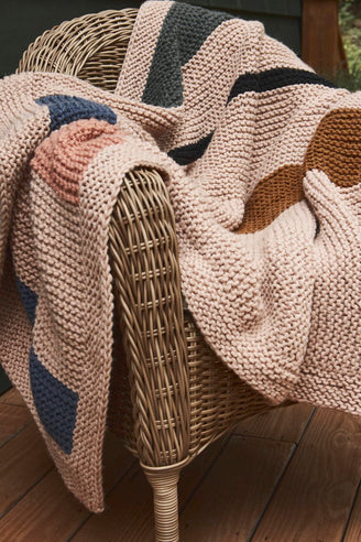 Rockwell Blanket Knitting Pattern