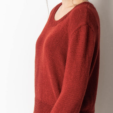 Blue Sky Fibers Lake Melissa Sweater Jumper Knitting Pattern