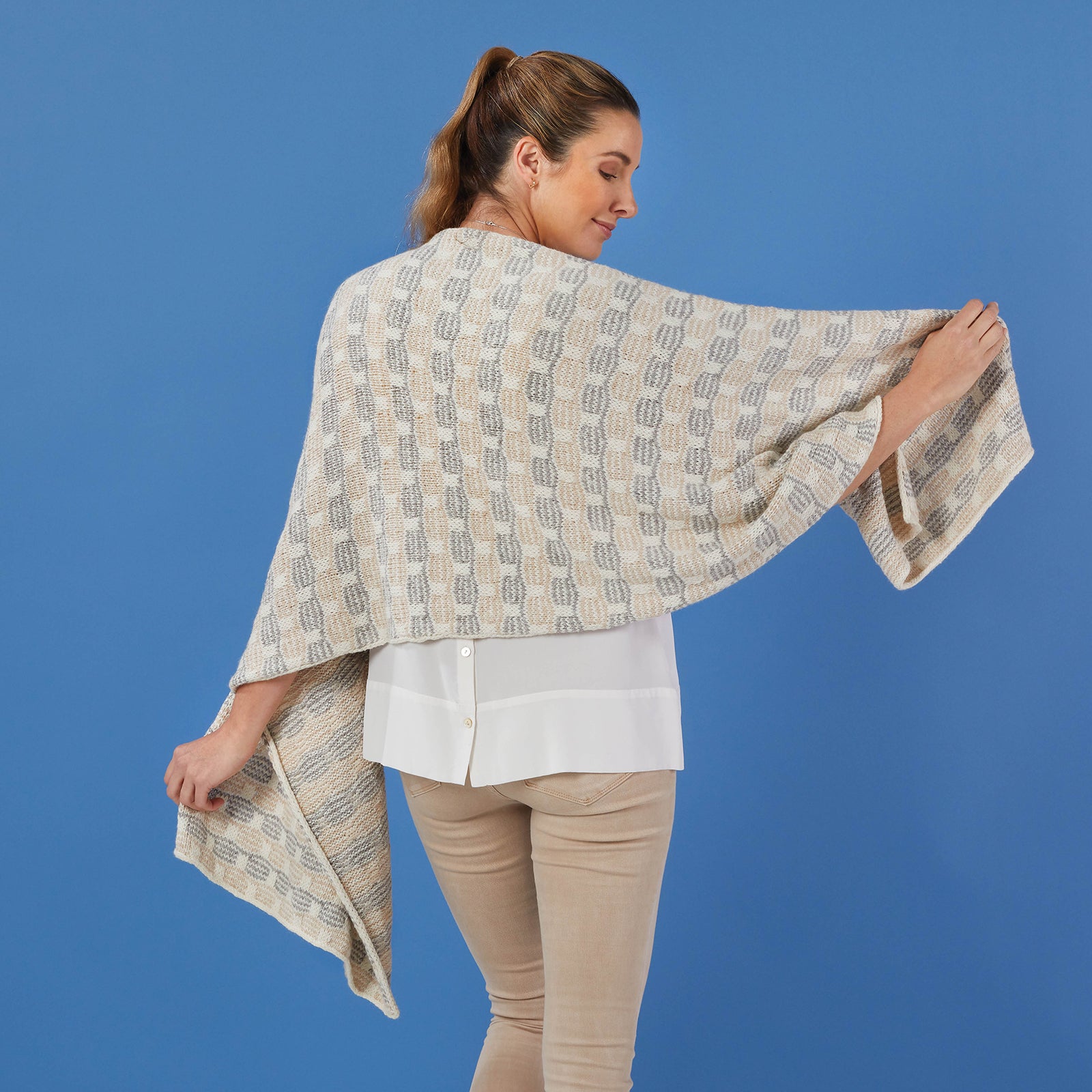 Valley Yarns Anna Maria Island Wrap Knitting Pattern