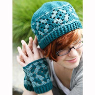 Valley Yarns Marjoram Hat & Mitts Crochet Pattern