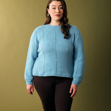 Papyrus Pullover in Berroco Brina