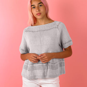 Paintbox Yarns Sweetie Swing Top Knitting Pattern