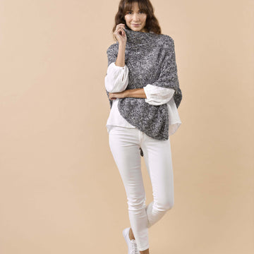 Tahki Yarns Corolla Poncho Knitting Pattern