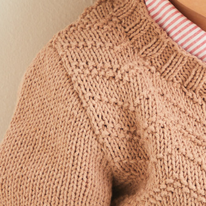 Sirdar Chevron Pullover Jumper Knitting Pattern