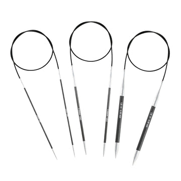 KnitPro Karbonz Fixed Circular Needles 24"