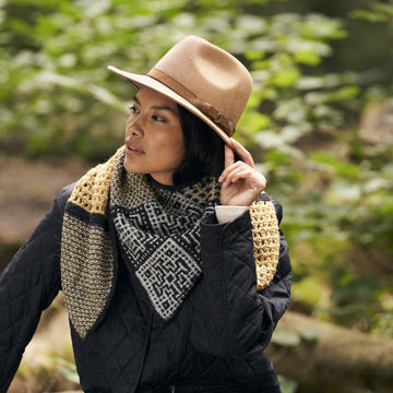 Mosaic Shawl Wrap Knitting Pattern