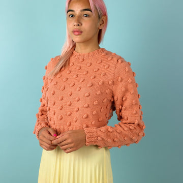 Paintbox Yarns Bubblegum Bobble Jumper Knitting Pattern
