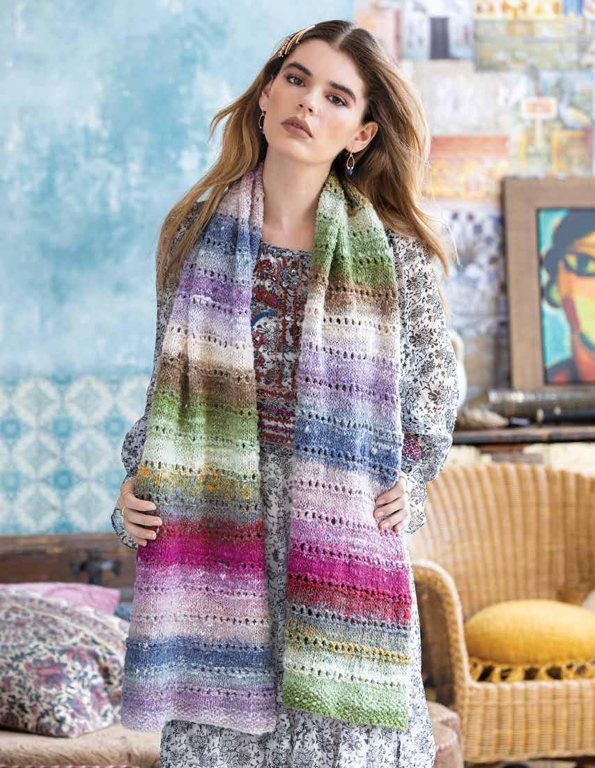 Eyelet Scarf Knitting Pattern