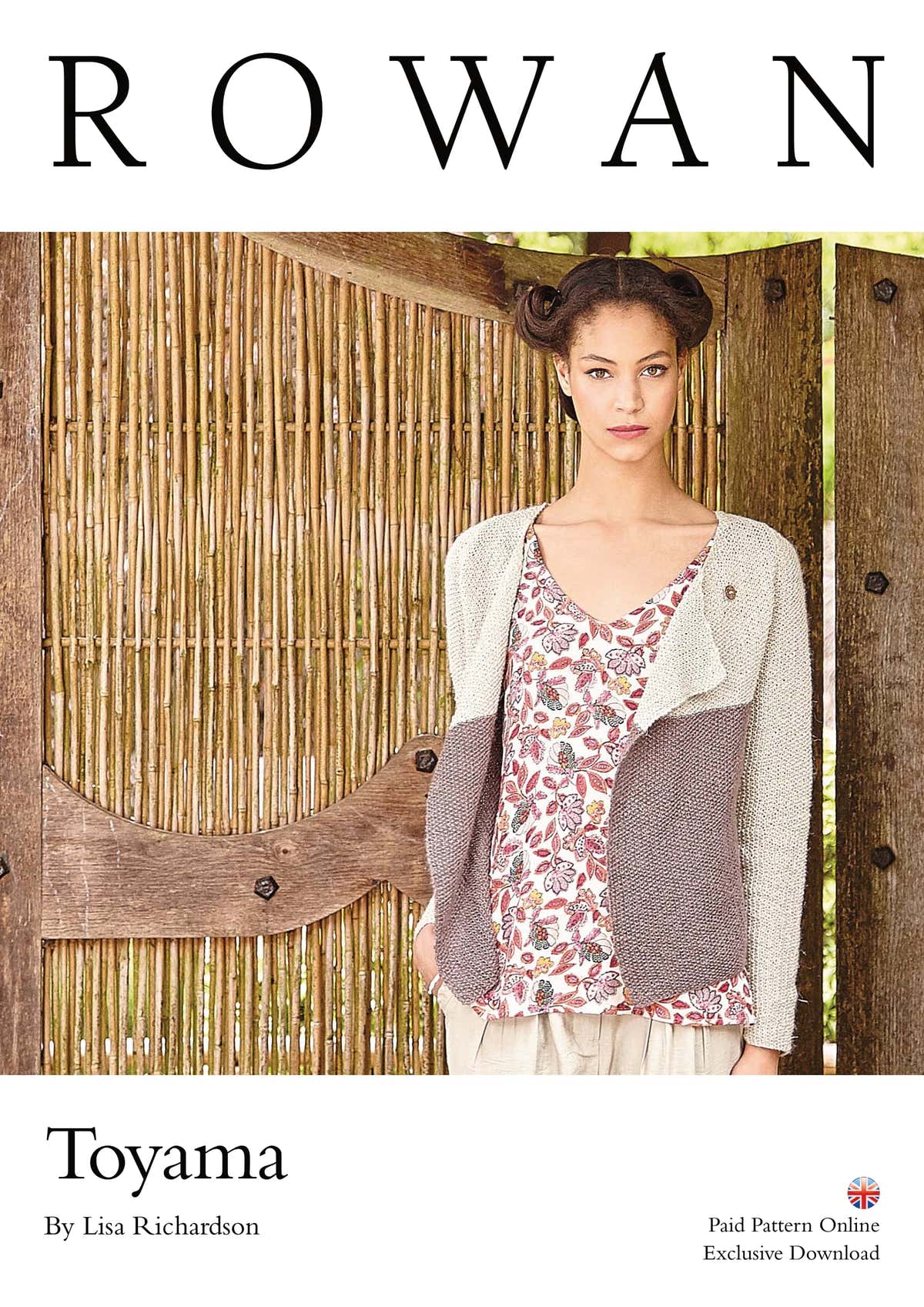 Rowan Toyama Cardigan Knitting Pattern