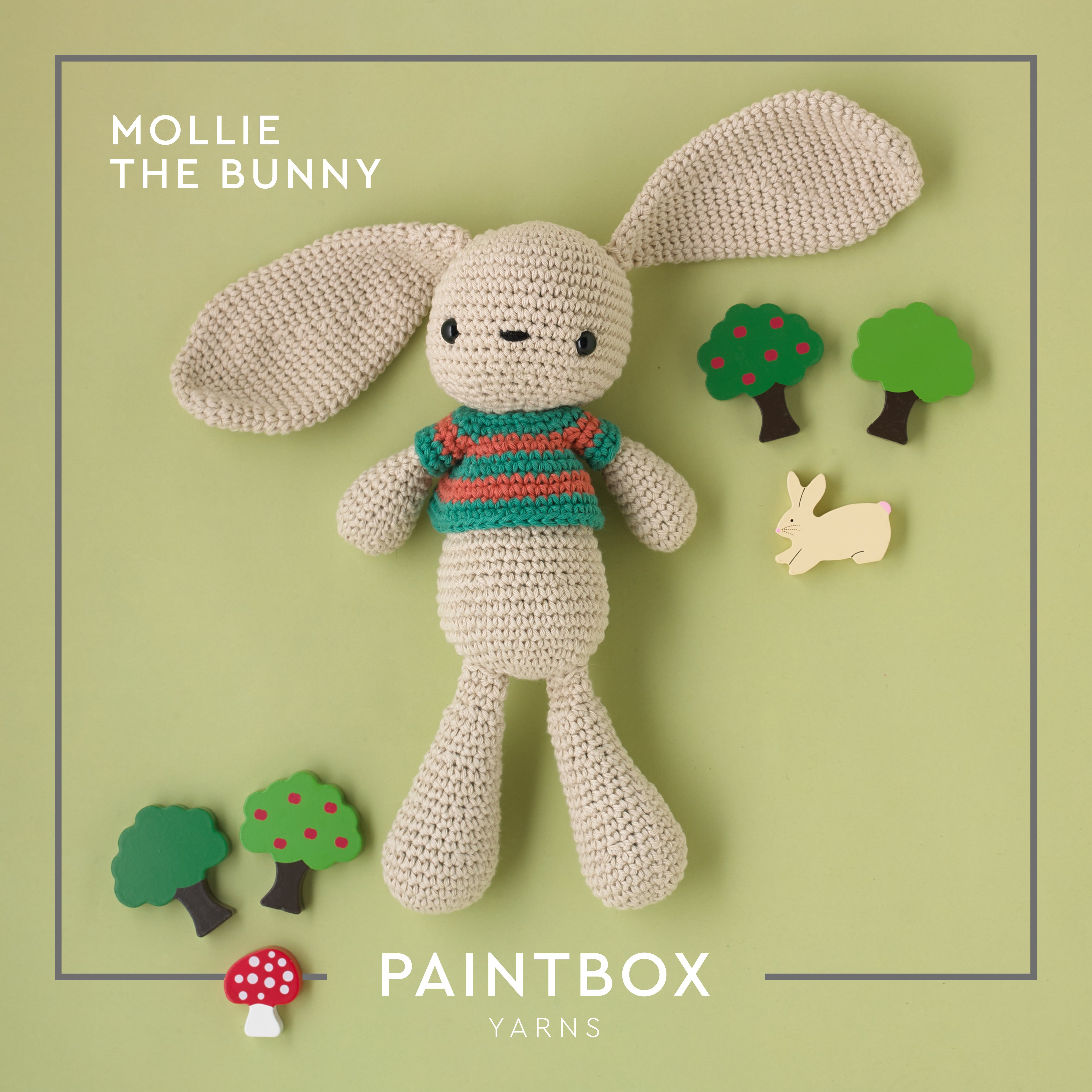 Paintbox Yarns Mollie the Bunny Crochet Pattern
