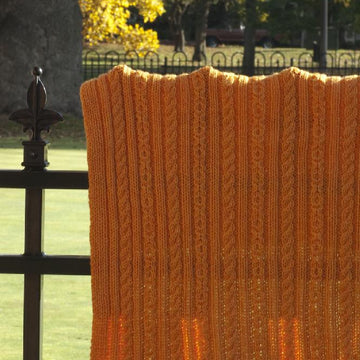 Cable Baby Blanket