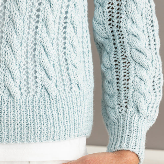 String Elizabeth Pullover Jumper Knitting Pattern