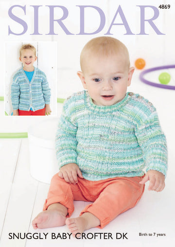 Sirdar 4869 Sweater and Cardigan PDF