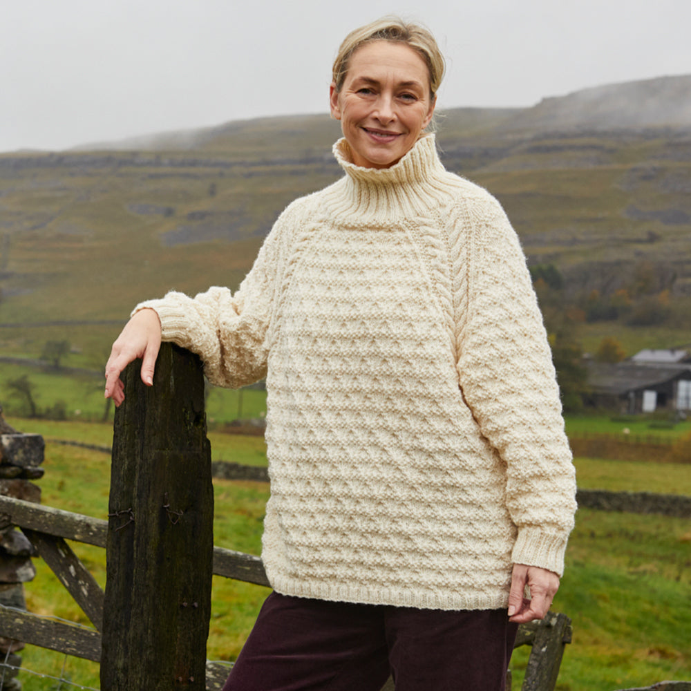 Debbie Bliss Diamond Patterned Sweater Knitting Pattern