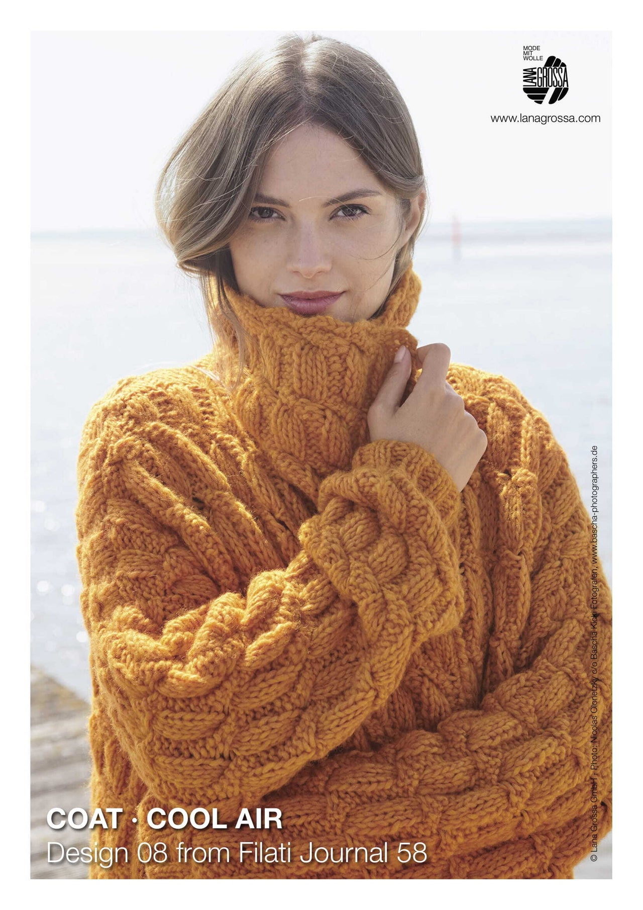 Lana Grossa 08 Coat in Cool Air PDF