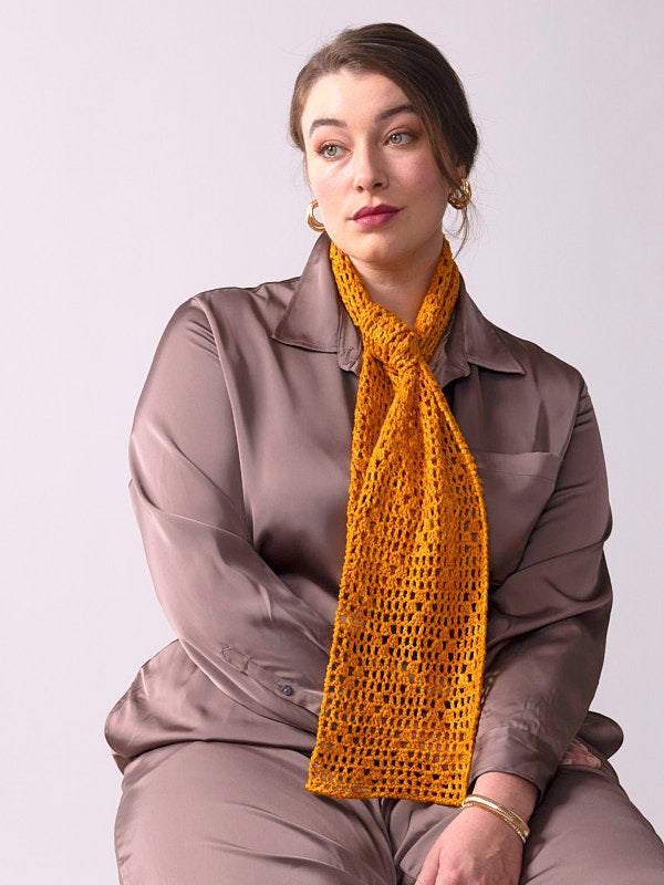 Cresento Scarf Crochet Pattern