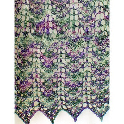 HeartStrings Scotch Thistle Lace Stole Knitting Pattern