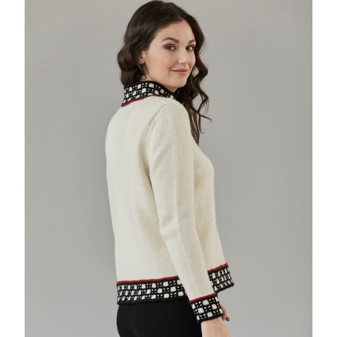 Stacy Charles Fine Yarns Adelia Pullover Knitting Pattern