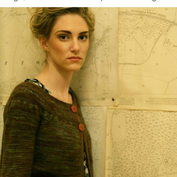 Madelinetosh Tea Leaves Cardigan Knitting Pattern